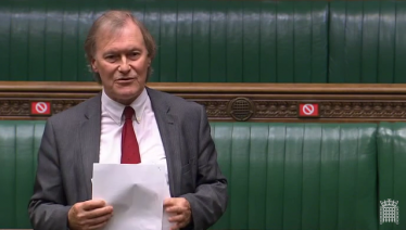 Sir David speaks at the Estimates Day Debate on the Department for International Development and the Foreign and Commonwealth Office